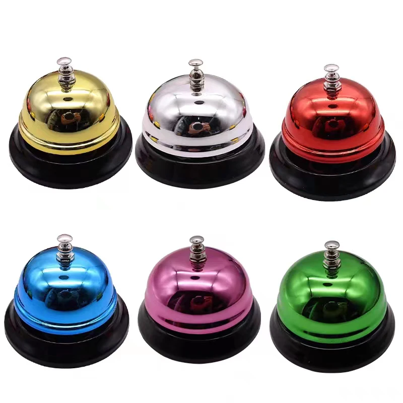 Service Call Bell Metal Desk Bell Ring Pet Training Dining Bell Toy