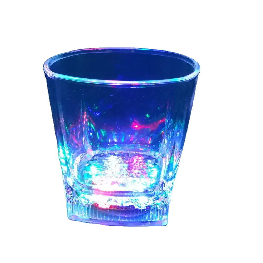 Factory Sell 10oz Flashing Glass Cup Halloween Use Cola Can Do Logo Print