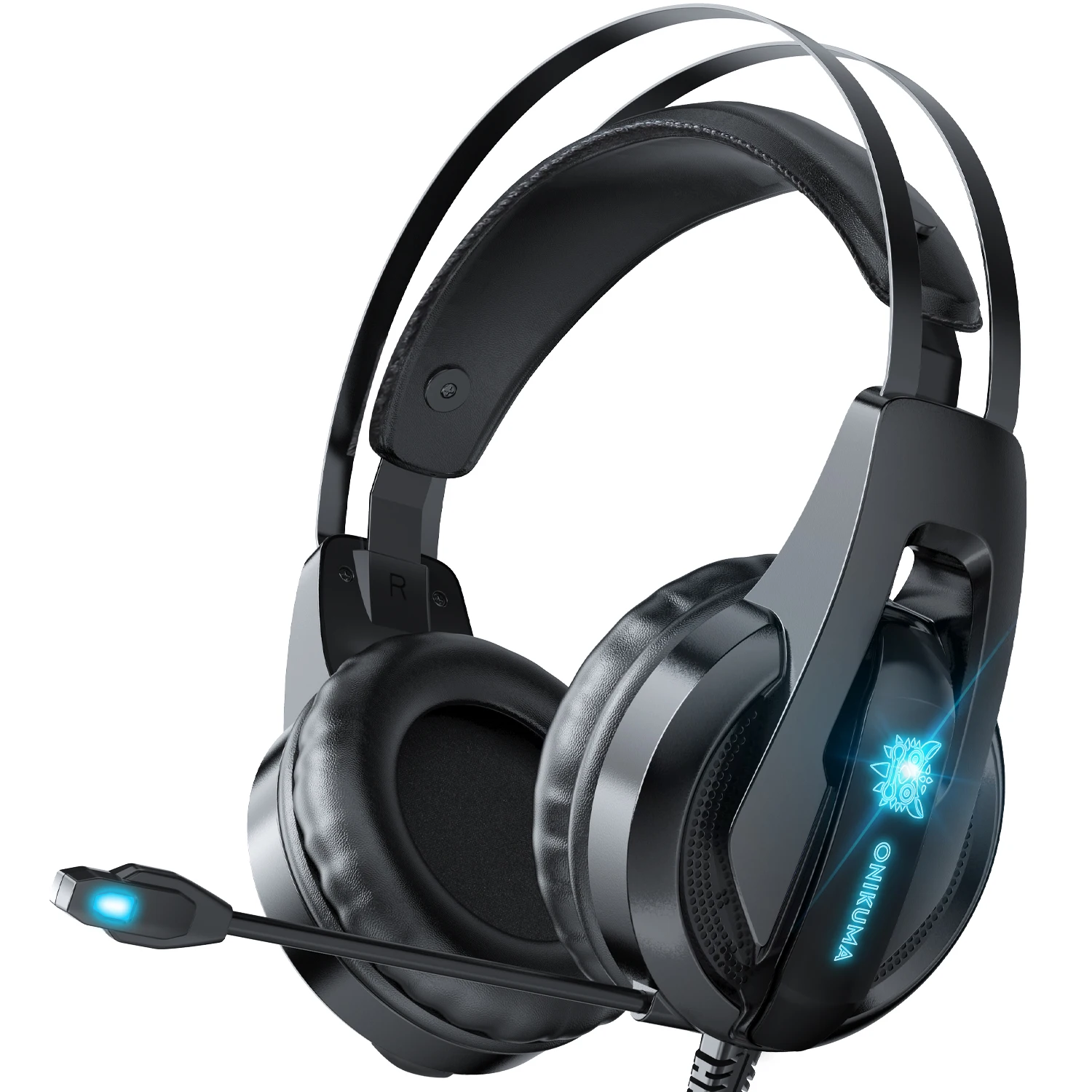 Prof Gaming Headset with Mic for PS4 PC Xbox surround sound gaming headset Wired headphone for gamer Onikuma K16 ANC Headphones