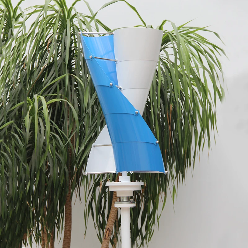 Low Noise 600w 800W 1000W 12V 24V 48V Tulip Vertical Axis Wind Generator