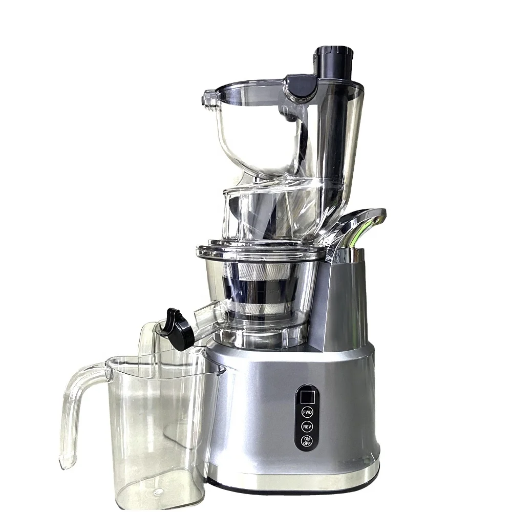 Quiet Motor Juice Extractor with Reverse Function for High Nutrient Fruit & Vegetable Juice Slow Juicer