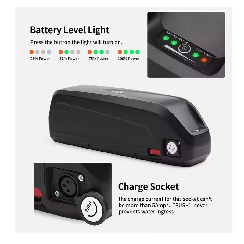SSE-046 haylong Ebike батарея литиевая DIY 18650 21700 52 ячейки 48 В 36