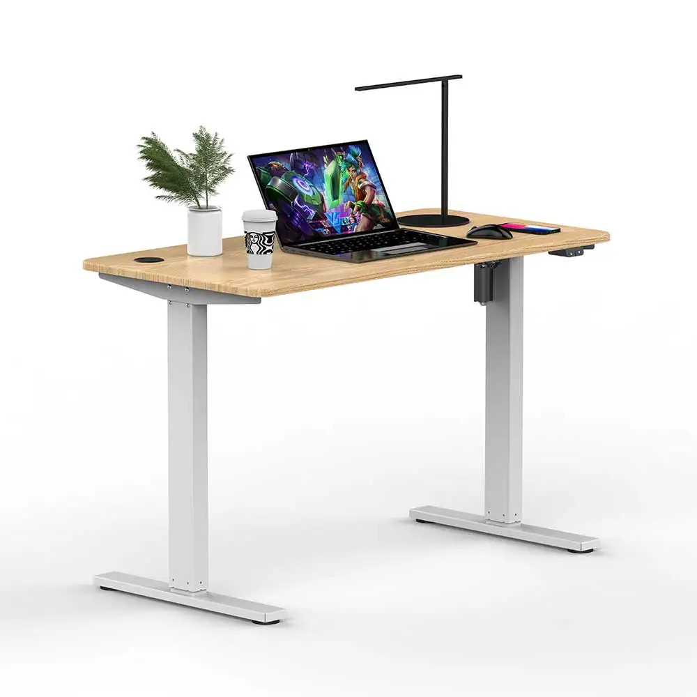 Smart Electric Standing Single Motor Automatic Ergonomic Office Computer Table Height Adjustment Standup Desk