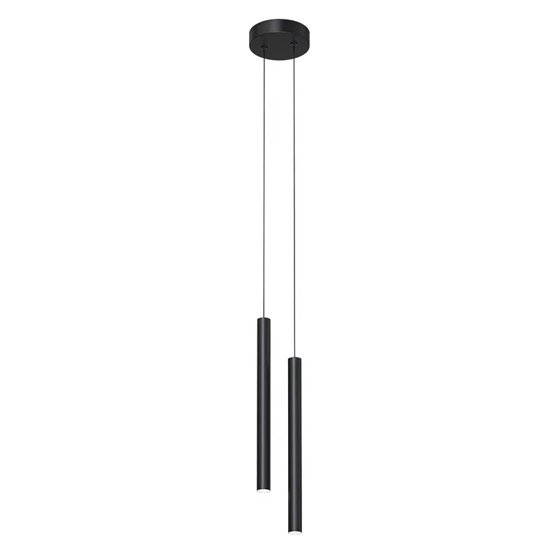 PK Modern Style LED Rustic Waterfall Dining Room Tear Drop Black Chandelier Pendant Light for Home