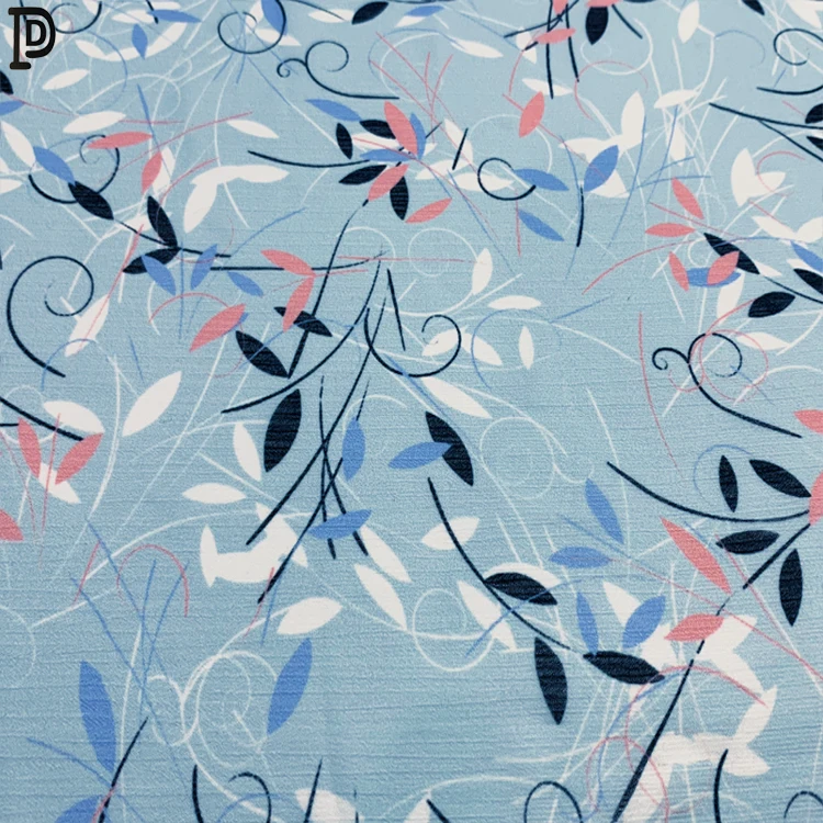 Japanese kimono chiffon digital printed soft chiffon fabric