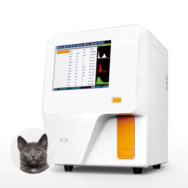 Medical blood test 3 parts fully auto vet hematology analyzer hematology analyzer for animal