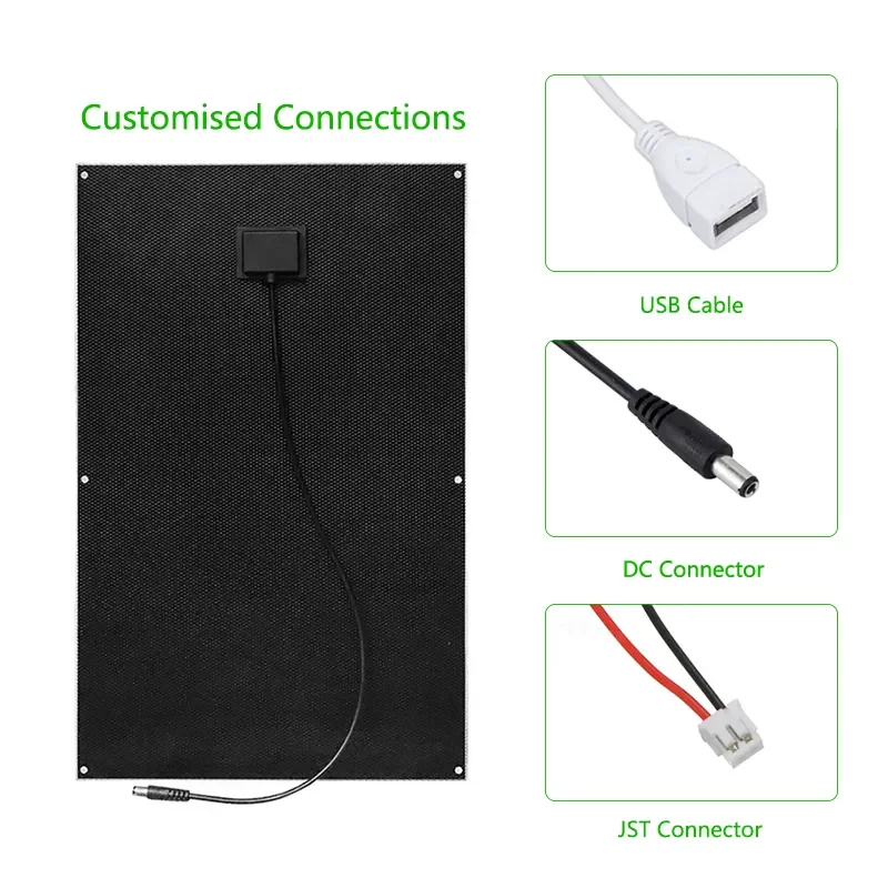 Small Size BC Solar Panel Mini 2W 3W 4W 5W 8W 10W 1V 2V 3V 5V 6V 9V 12V 18V Customized ETFE Epoxy PET SMT Solar Panel For Light