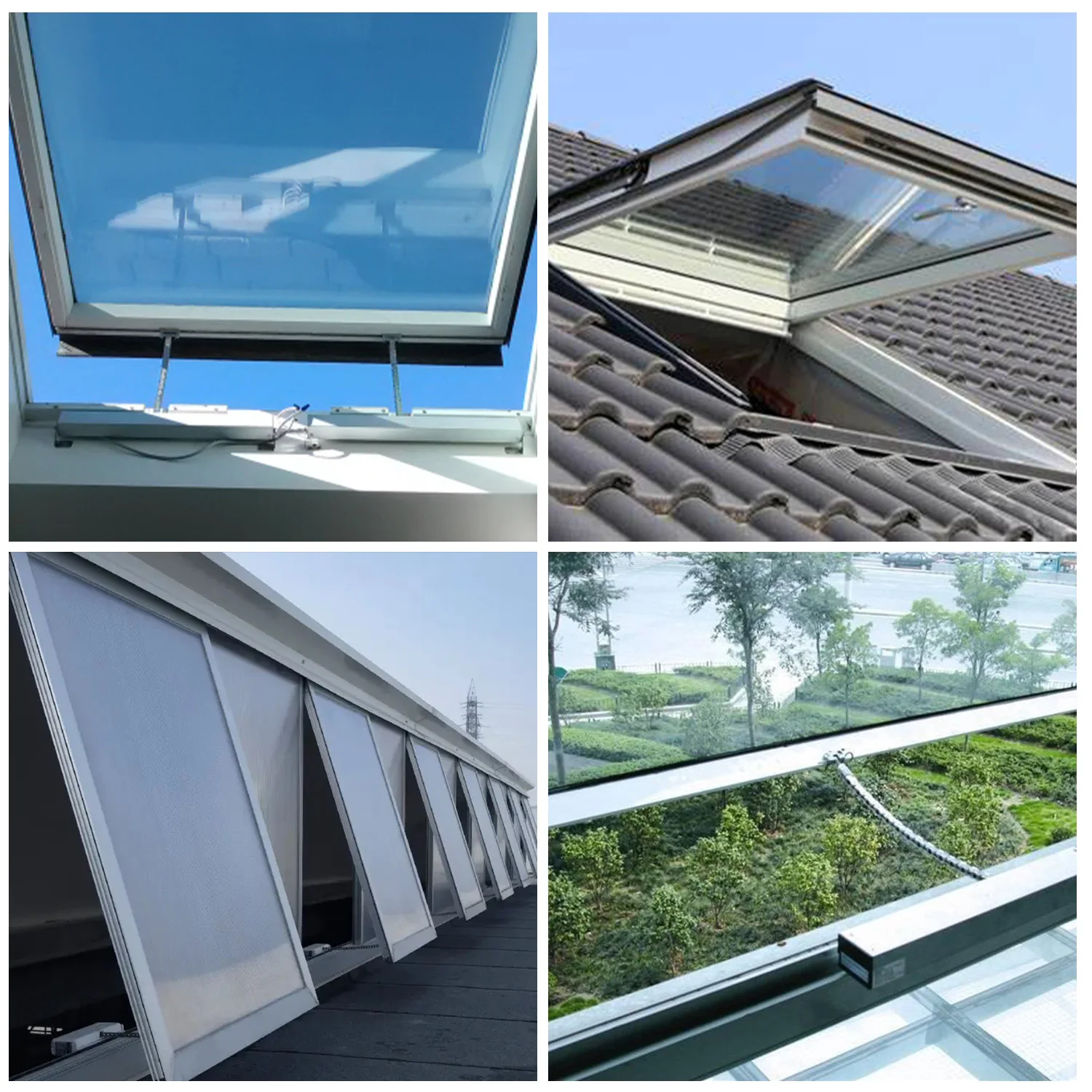 110 В/120 В Skylight мотор и открывашка для окон с радиочастотным пультом дистанционного управления жестким проводом регулируемые вентиляционные отверстия маленькие потолочные светильники