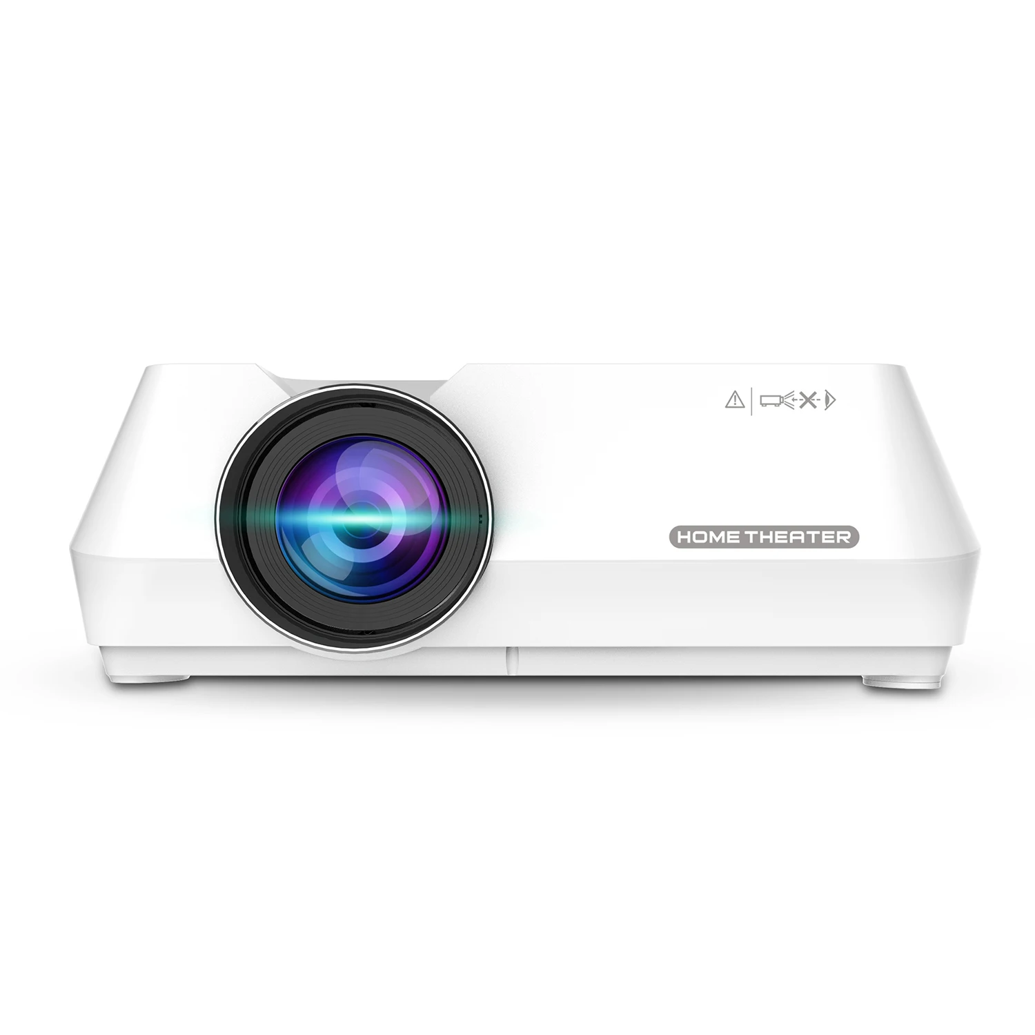 
Mini Pocket Smart Video Portable Projector S8 Movie Compatible With iPhone Android 2800 High Brightness Home Theater CE RoHS FCC 