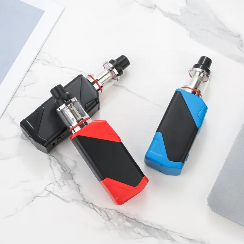 LEXINTONG OEM E Cigarette Vape Kit, 100W E-Cig Box Mod Full Kit,2200mAh Battery Vaping