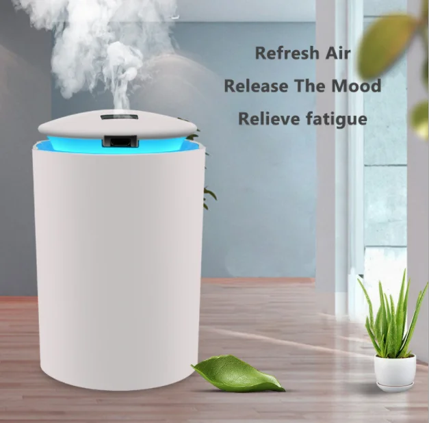 2021 Ultrasonic Mini Air Humidifier 260ml Essential Oil Diffuser for Home Car USB Fogger Mist With LED Night