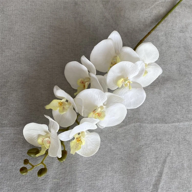 Wholesale Flower Wedding Flowers Artificial Decorative 8 Peach Skin Butterfly Orchids