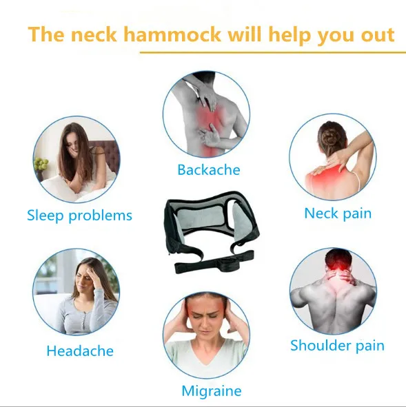 DAVI Neck Pain Head Hammock for Headache Neck Support Portable Relieves Back and Shoulder Pain Without Stand