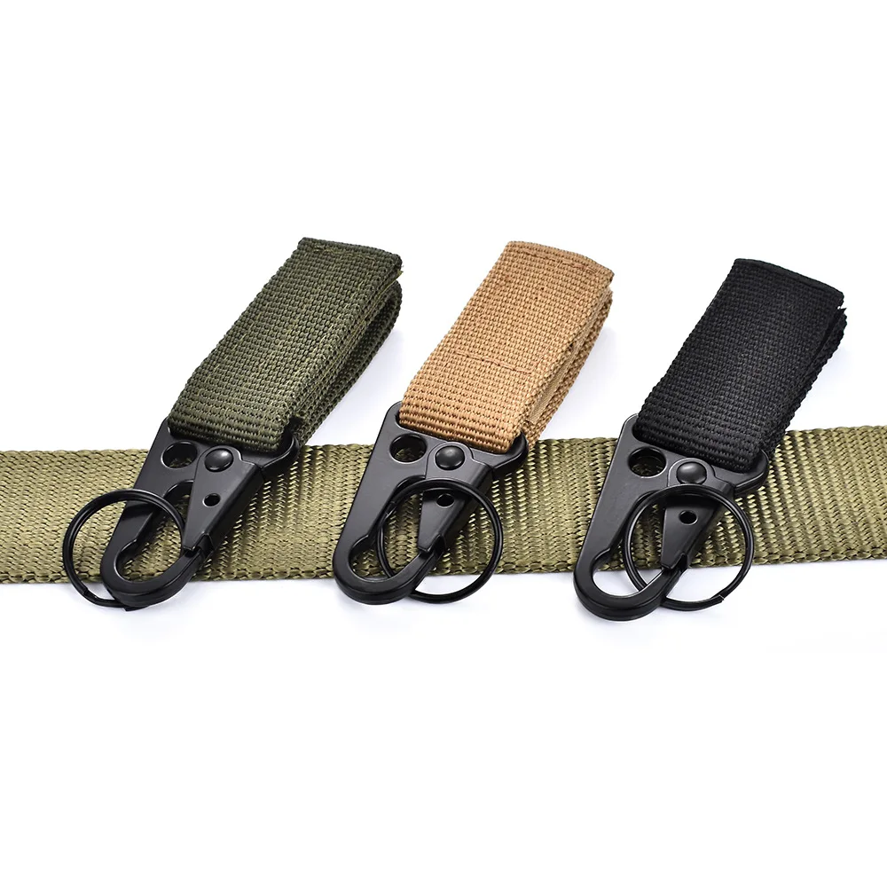 Outdoor Tactical Nylon Webbing Buckle Multi-functional Carabiners Eagle Hook Buckle