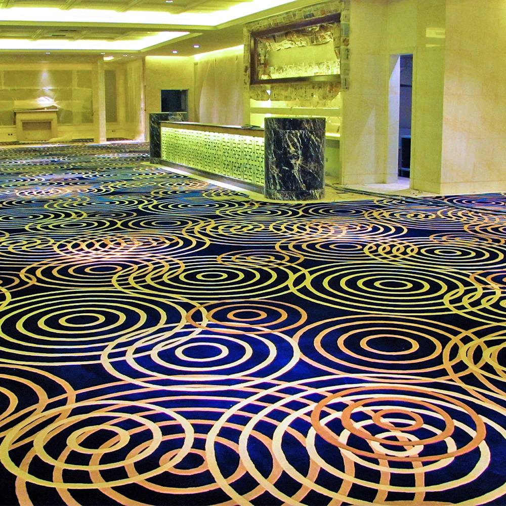 Custom Printing Carpet Rug Five Star Hotel Runner