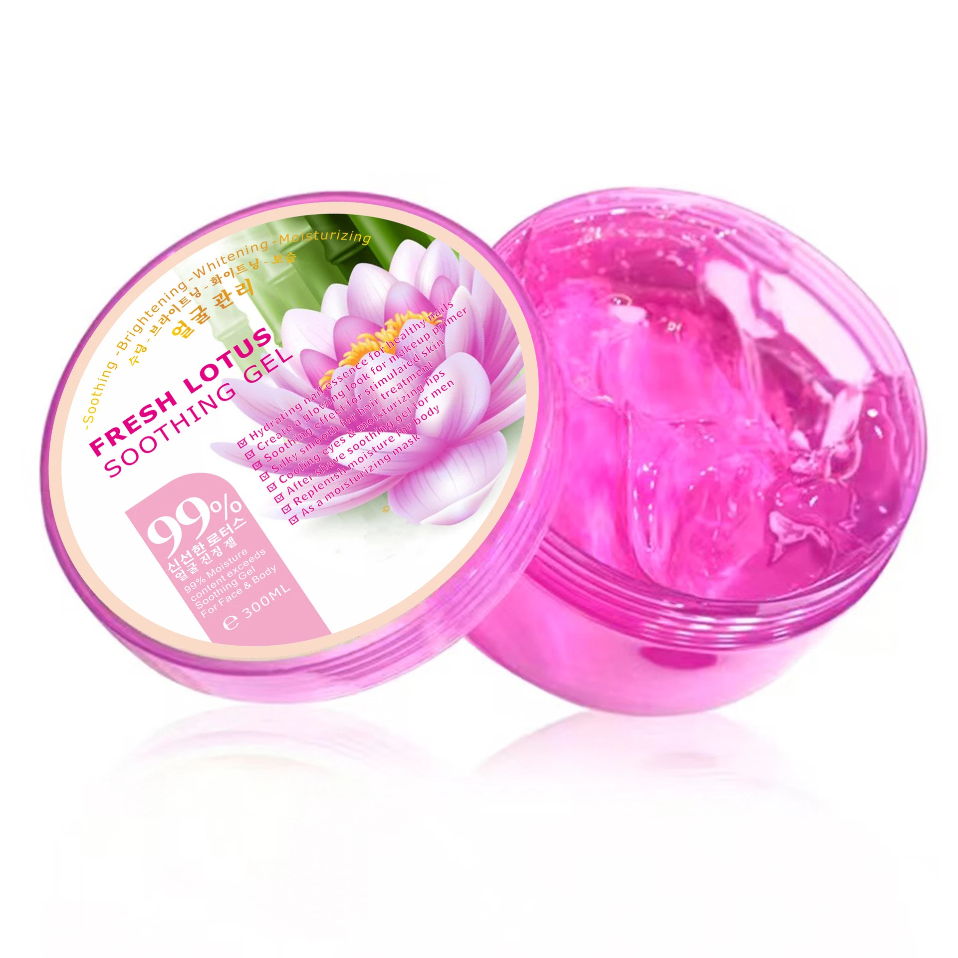 Private label OEM moisturizing smoothing anti aging anti wrinkle original honey collagen lotus VE gel