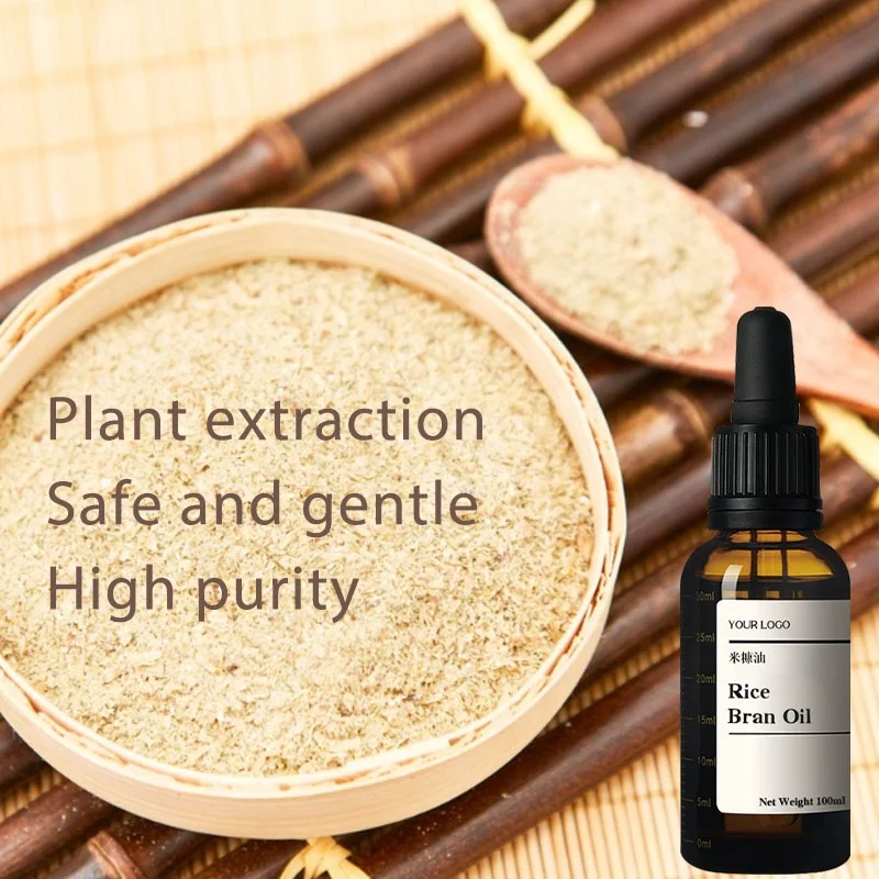 Rice Bran Extract Bulk Rice Bran Oil Cold Pressed Unrefined Organic Carrier Oil