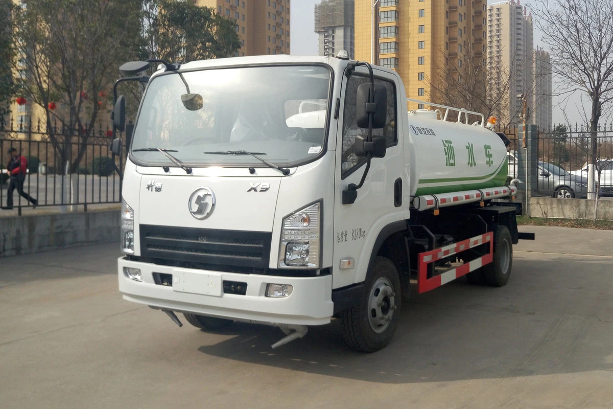 Used Shacman Water Tank Truck 5Cbm Sprinkling Truck 4X2 Sprinkler Tanker Sprayer