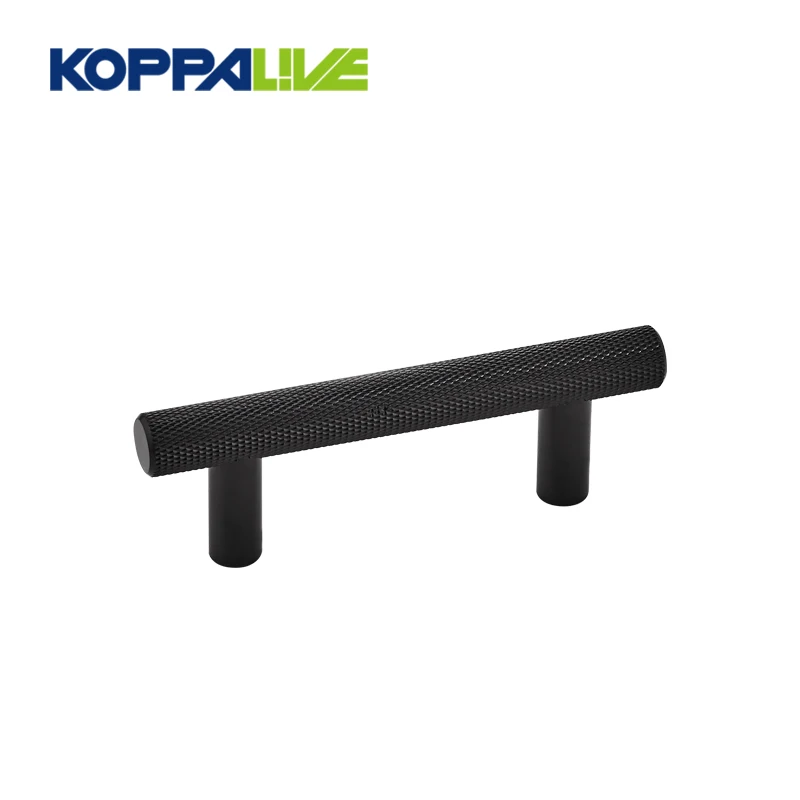 Koppalive Antique Copper Knurled Cabinet Pulls Gunmetal Brushed Satin Brass Handles for Kitchen Cabinets Door Gold