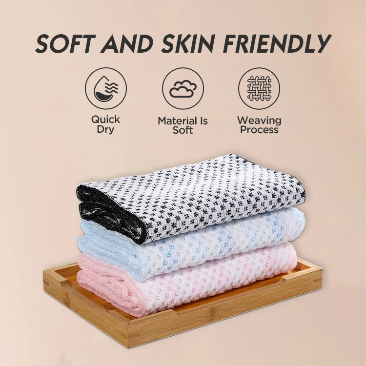 Sauna Bath Exfoliating Cloth Nylon Beauty Skin Cloth Body Scrub Exfoliating Shower Towel