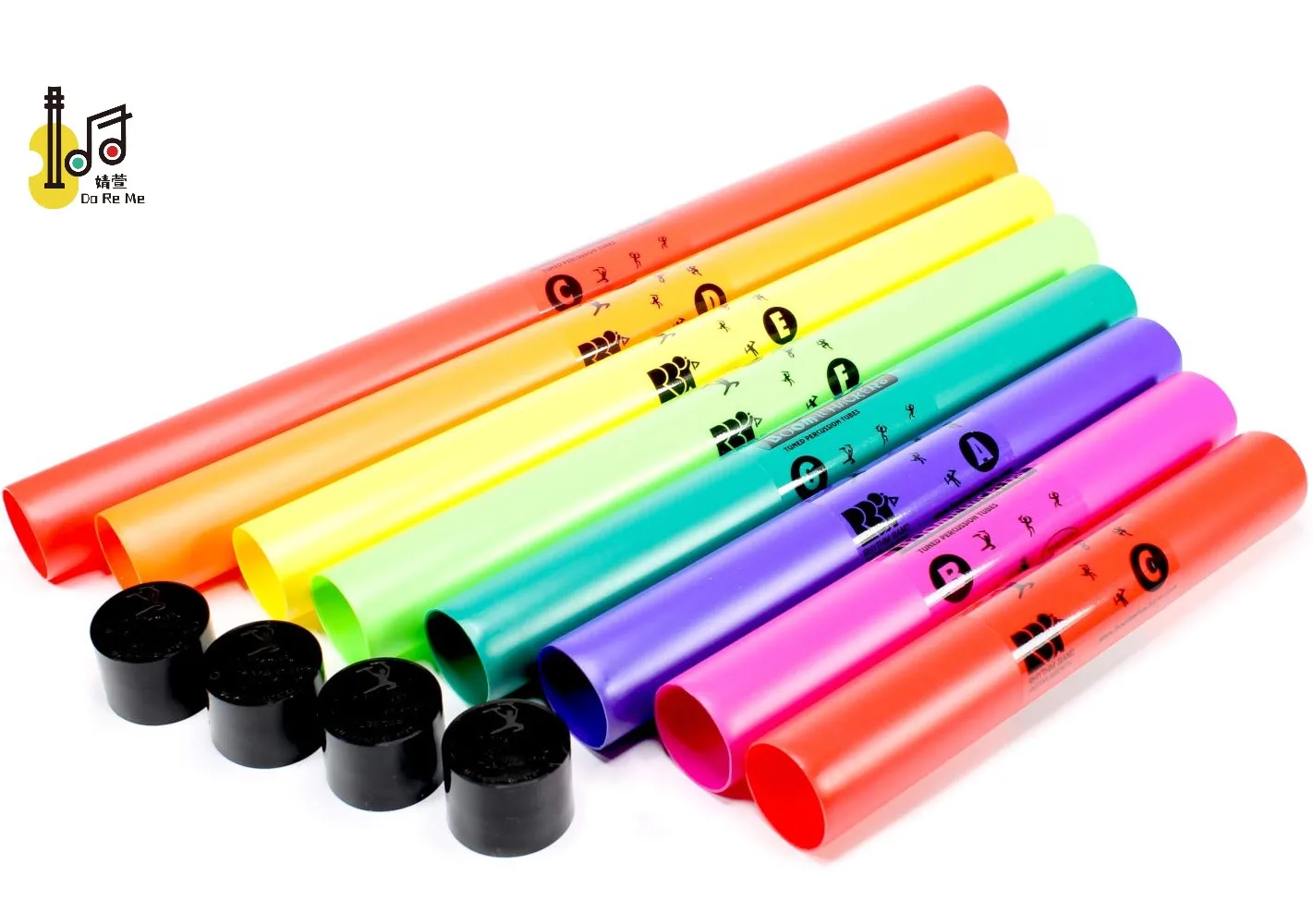 Accessory of 8 tone sound tube set with 8 pieces pack