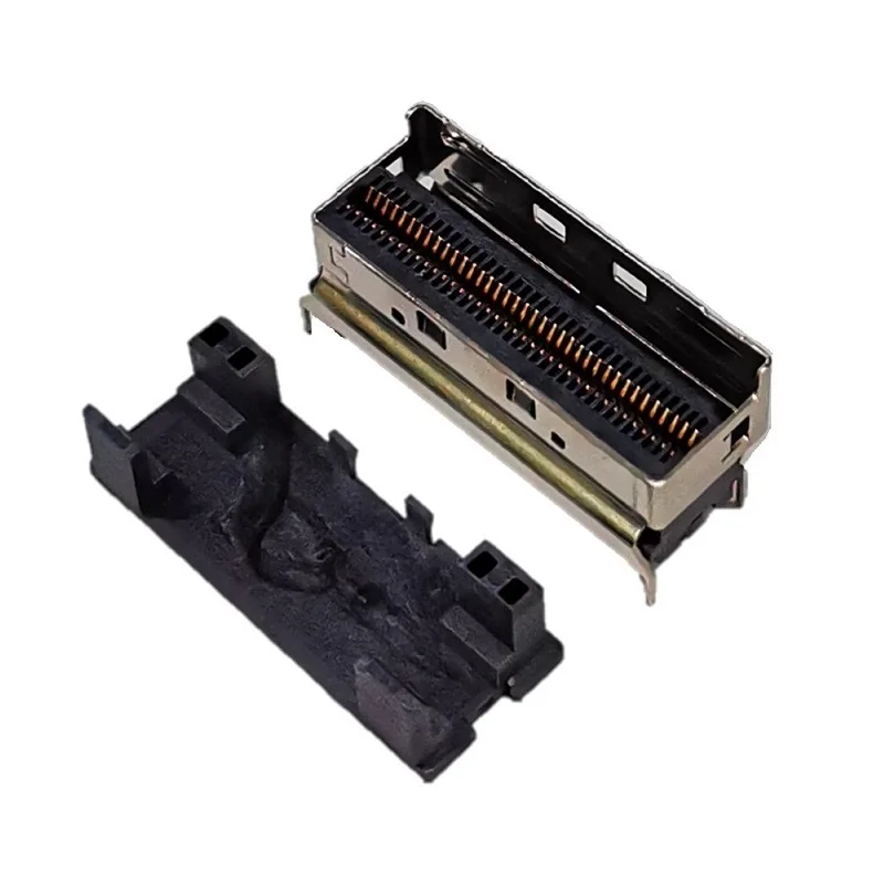 Low Profile SlimSAS 74Pin Connector SFF-8654 8I Vertical DIP Type SlimSAS 74Pin Connector U10-F274-240T