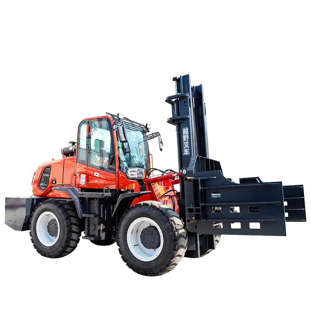 diesel Mini Forklift Truck Small Rough Terrain Forklift Price 3 ton 4 ton 5 ton 7 ton for sale