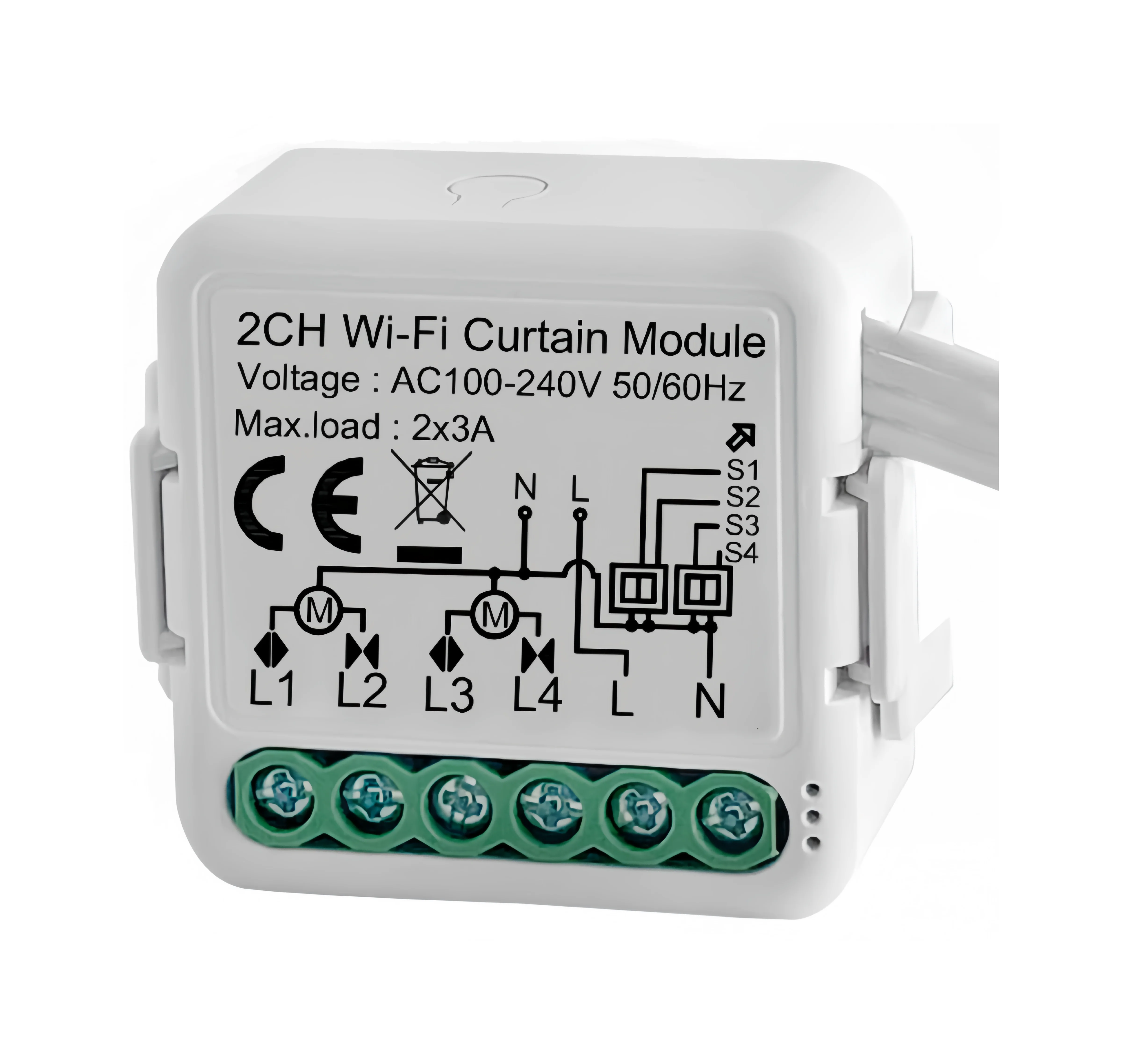 WiFi/ZIGBEE Tuya Smart Curtain Switch interrupter Zero Fire Mini Switch Circuit Breaker Module App Remote Control Switches
