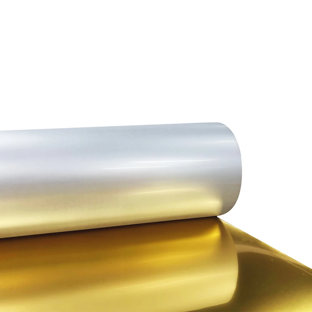 MWEI 60CM 30CM*100M Gold Silver DTF Metal Digital Inkjet Printing Film Heat Transfer Gold Printing Vinyl Stickers Film