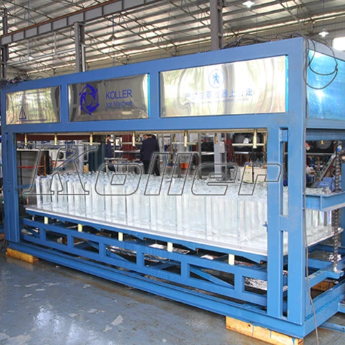 Koller complete transparent ice block direct cooling machine for human consumption