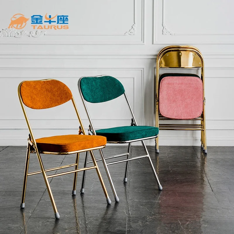 wholesale portable chairs commercial stackable single metal folding chairs for events