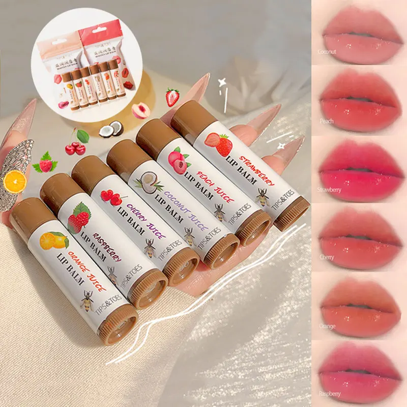 Private Label Moisturizing Lip Balm Custom  Logo  Cute 3PCS Lip Balm  Stick Set Lip Make Up  Vendor