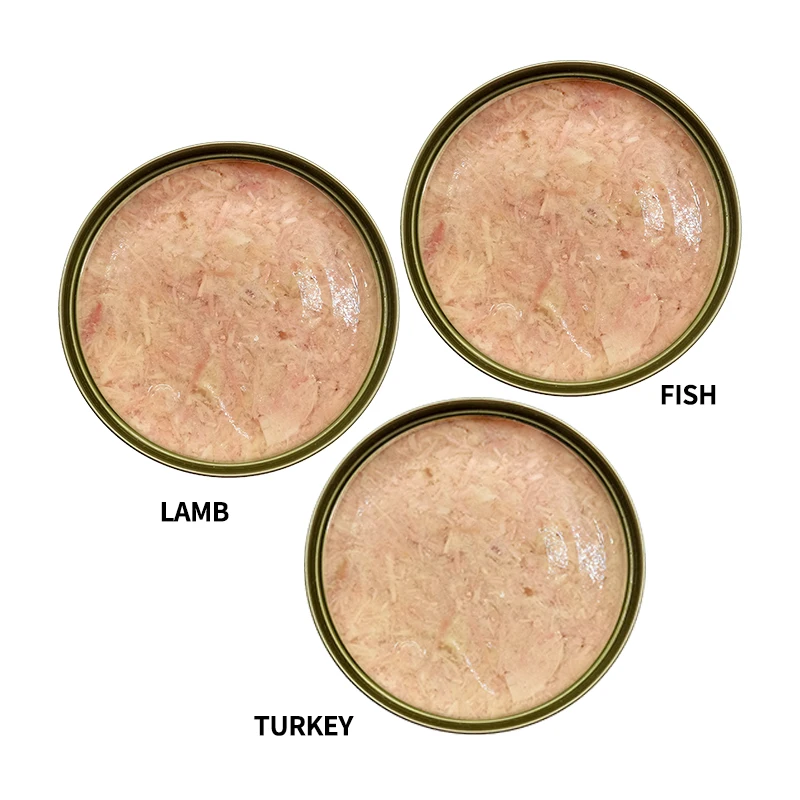 Hypoallergenic High Protein Chicken Breast Wet Food Grain-Free 400g Turkey Lamb Fish Flavors Pet Dog Canned for Adult Dogs