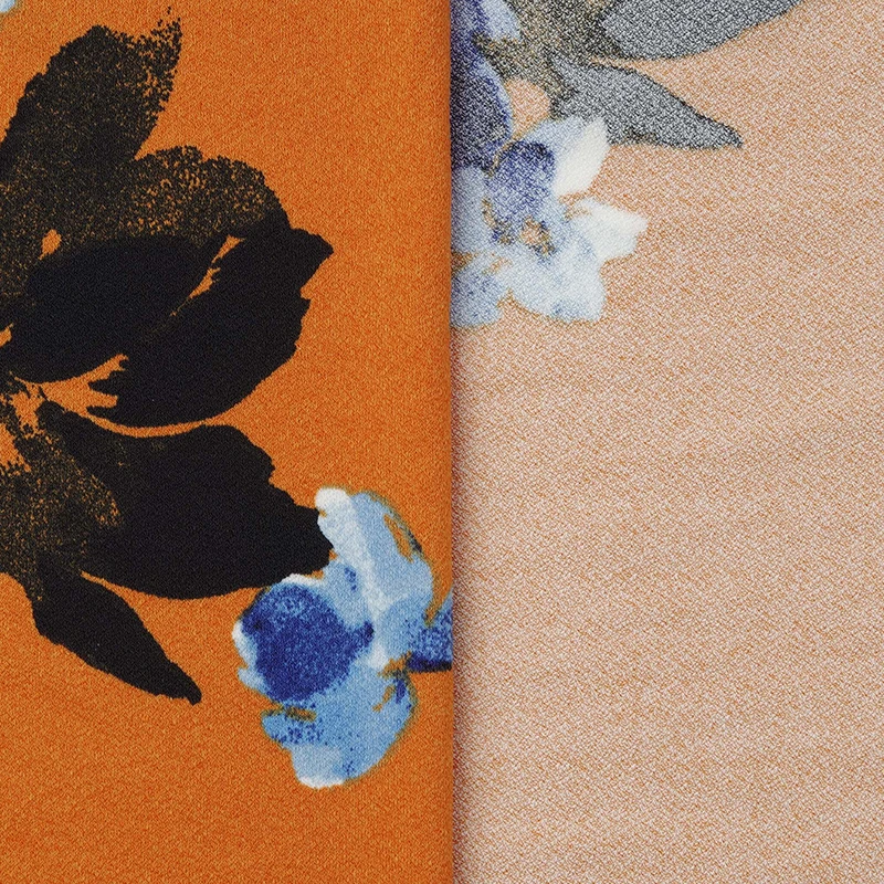 Hot sale Customized ITY fabric with own design printing for moss crepe and others