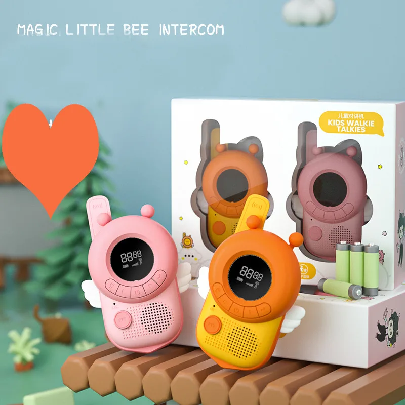 3KM range radio child interphone wireless intercom,2 packs 22 channel cell phone Walkie Talkies kids for best children gifts