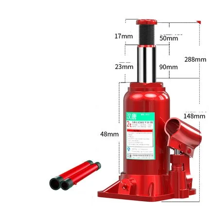 High Quality vertical American type hydraulic bottle Jack Easy Operation 2 Ton standard