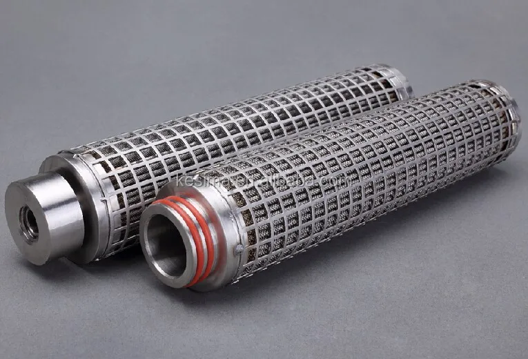Factory Custom Liquid Gas Filter 1 to 100 Micron Porous Stainless Steel 304 Sintered Metal Filter for Coconut Oil Filtration