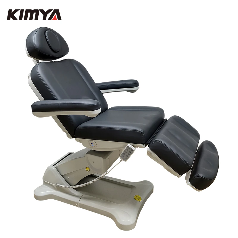 Kimya 4 motors full body spa massage tables & beds electric facial bed height footrest extendable footrest incline adjustment