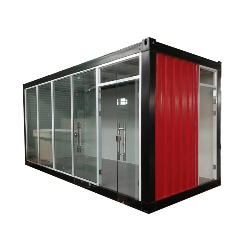 Supplier House Container Office Cost-saving Temporary Use 20ft Containers Gold Used for Glass Allstar Foldable Shop Modern China