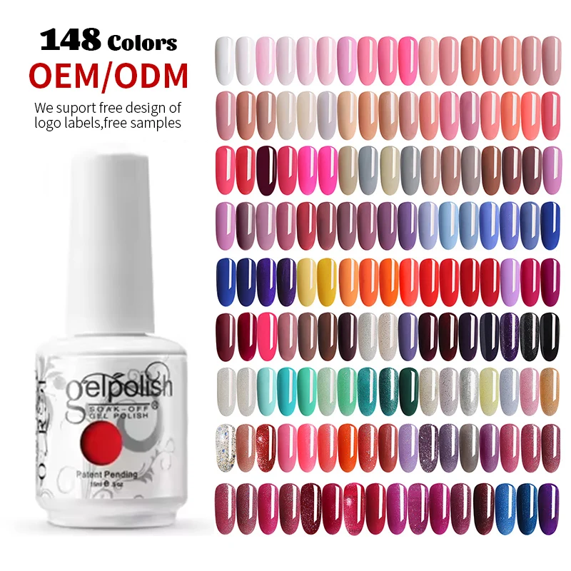 148 color ORI full set of nail polish suit nail shop special phototherapy glue 2024 New Fashion Color