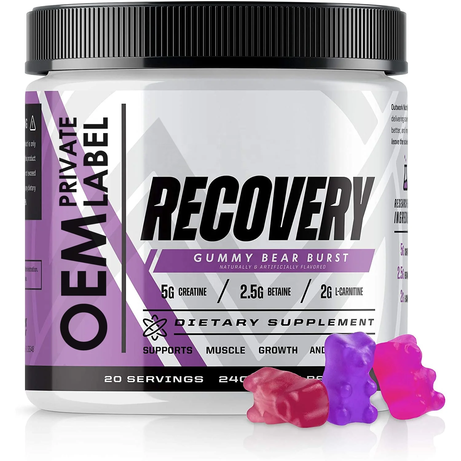 Creatine Monohydrate  Nutrition Recovery Supplement Powders - Support Muscle &Strength Gain Post Workout Recovery &Muscle Builde