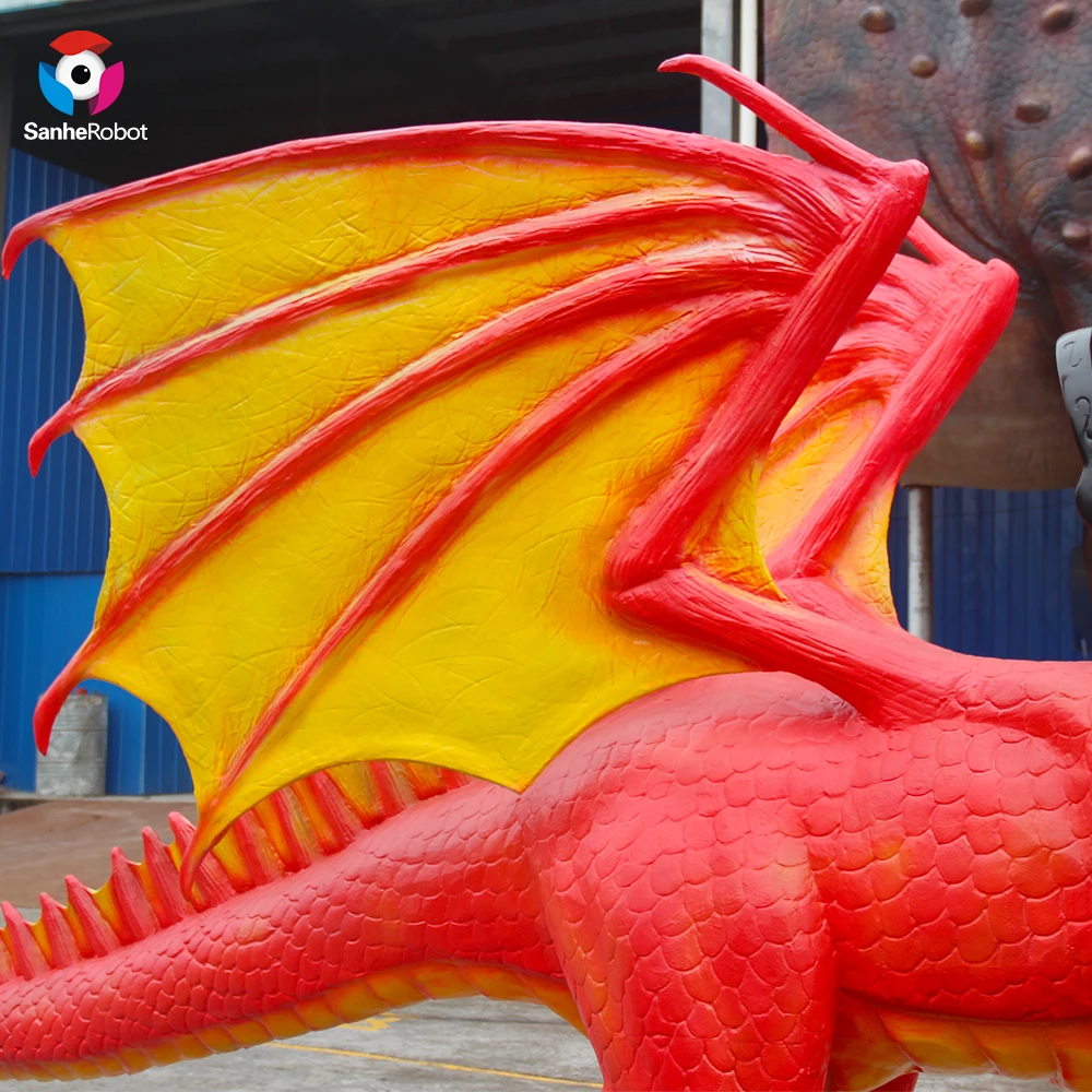 Import From China Amusement Park Games Dragon Ride Animatronic Dragon Ride