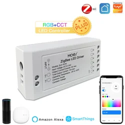 Высококачественная система Rgb Cct Alexa Echo Google Home Tuya Zigbee Smart Dimmer Module Switch