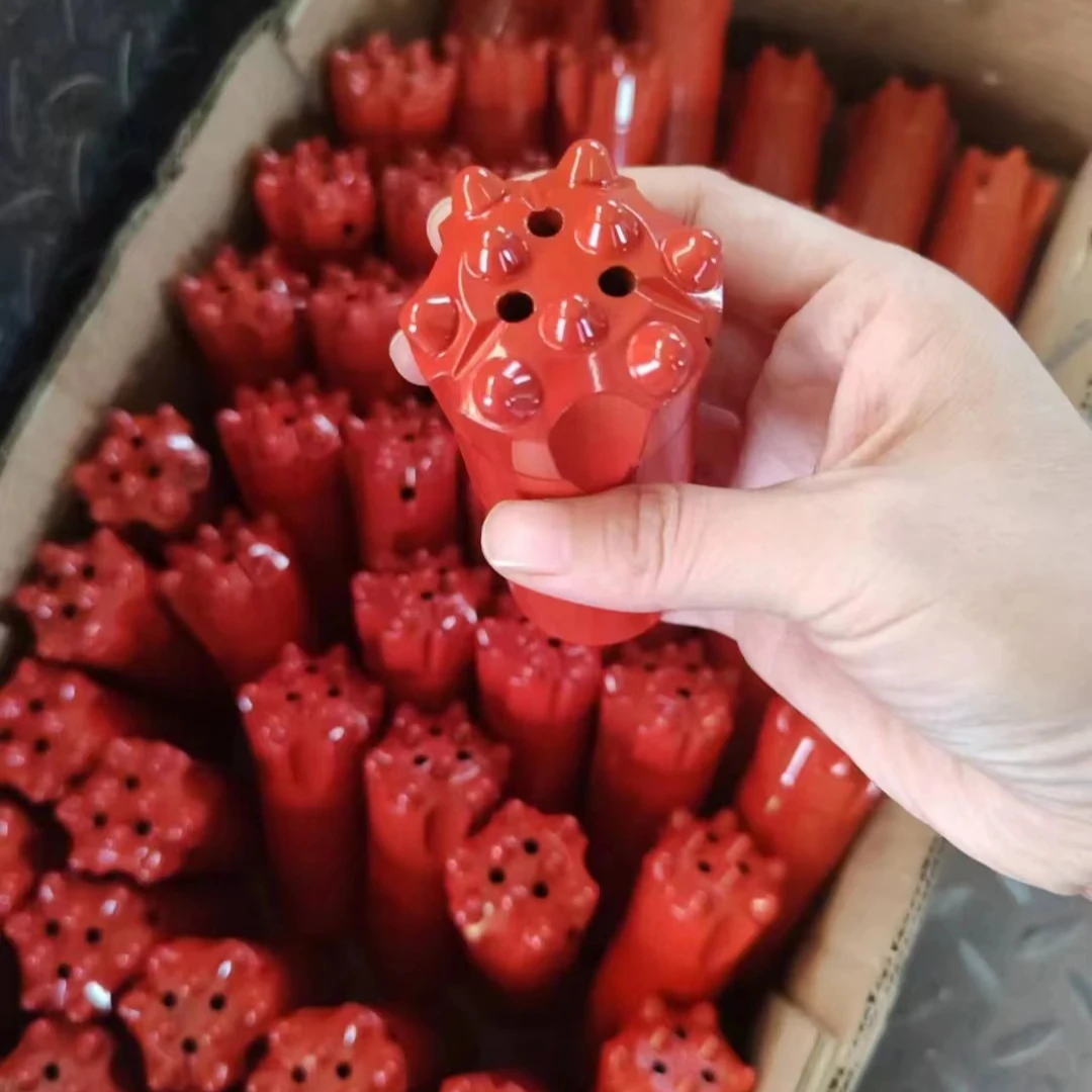 Заводская поставка алмазная буровая Штанга b22 бит 32 мм Дрифтер коническая твердая каменная кнопка сверло