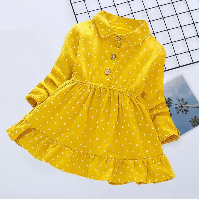 2021 new Korean version girl dress super western spring and autumn little girl print princess skirt fashion children skirt