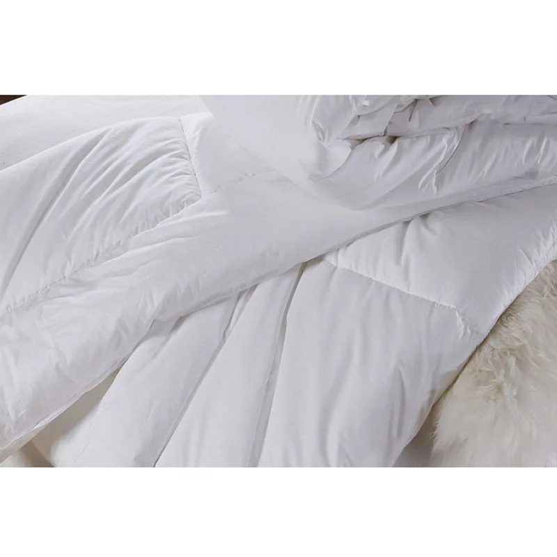 1/2/3/4/5 star hotel duvet airplane white bedding set for hotel guesthouses brushed cotton with filling duvet