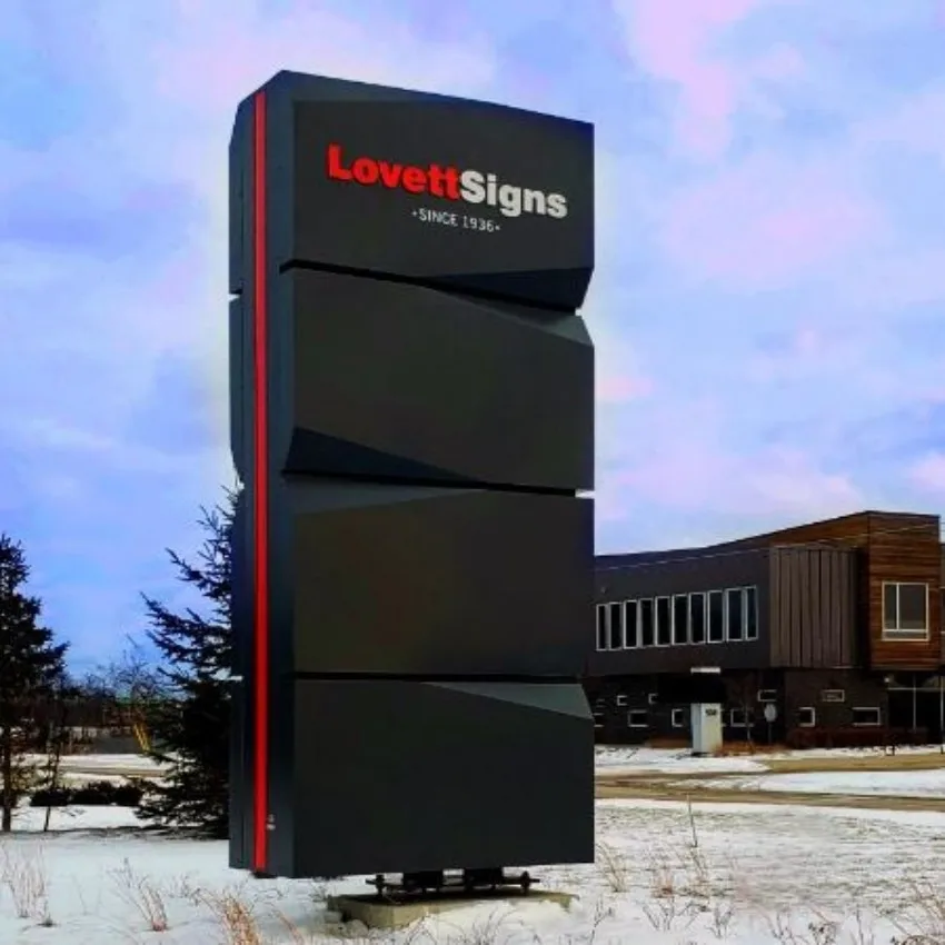 factory design message pylon signs Outdoor Standing Advertising Signage Good Quality Road Guide Sign For Sale