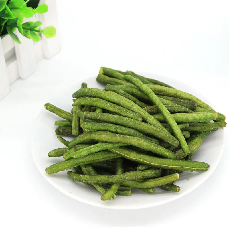 
TTN Best Selling Vacuum Fried Vegetable Green Bean Price 