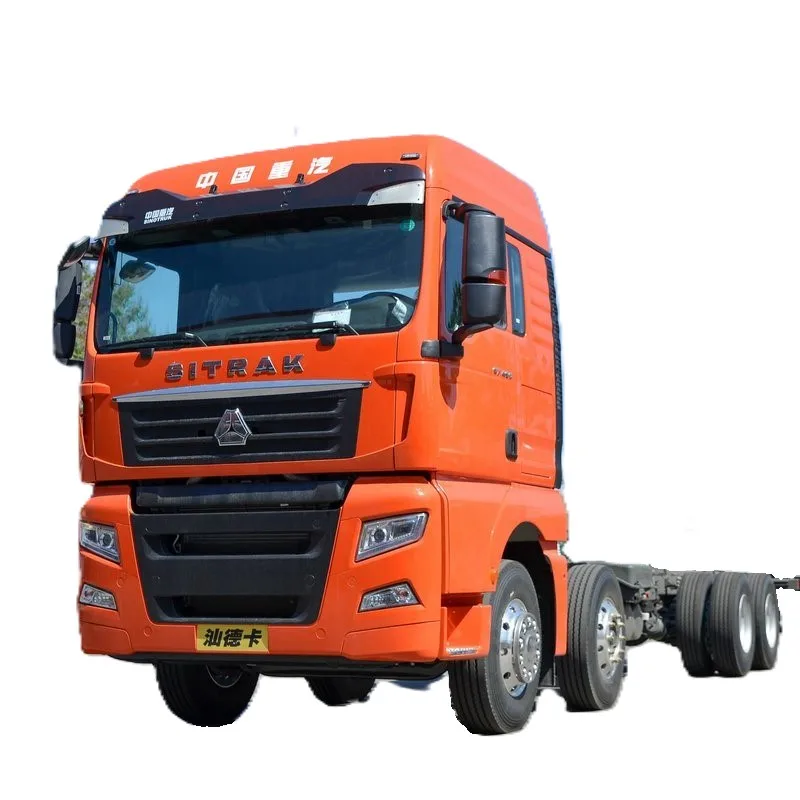 Sinotruk SITRAK G7 540 л.с. Новый Сверхмощный Бортовой Грузовик 8x4 евро 6 дизельное топливо автоматический ручной левый фургон забор склад
