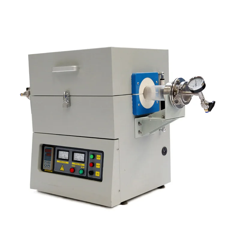 Factory price Nitrogen argon atmosphere horizontal vacuum tube furnace laboratory 1200C